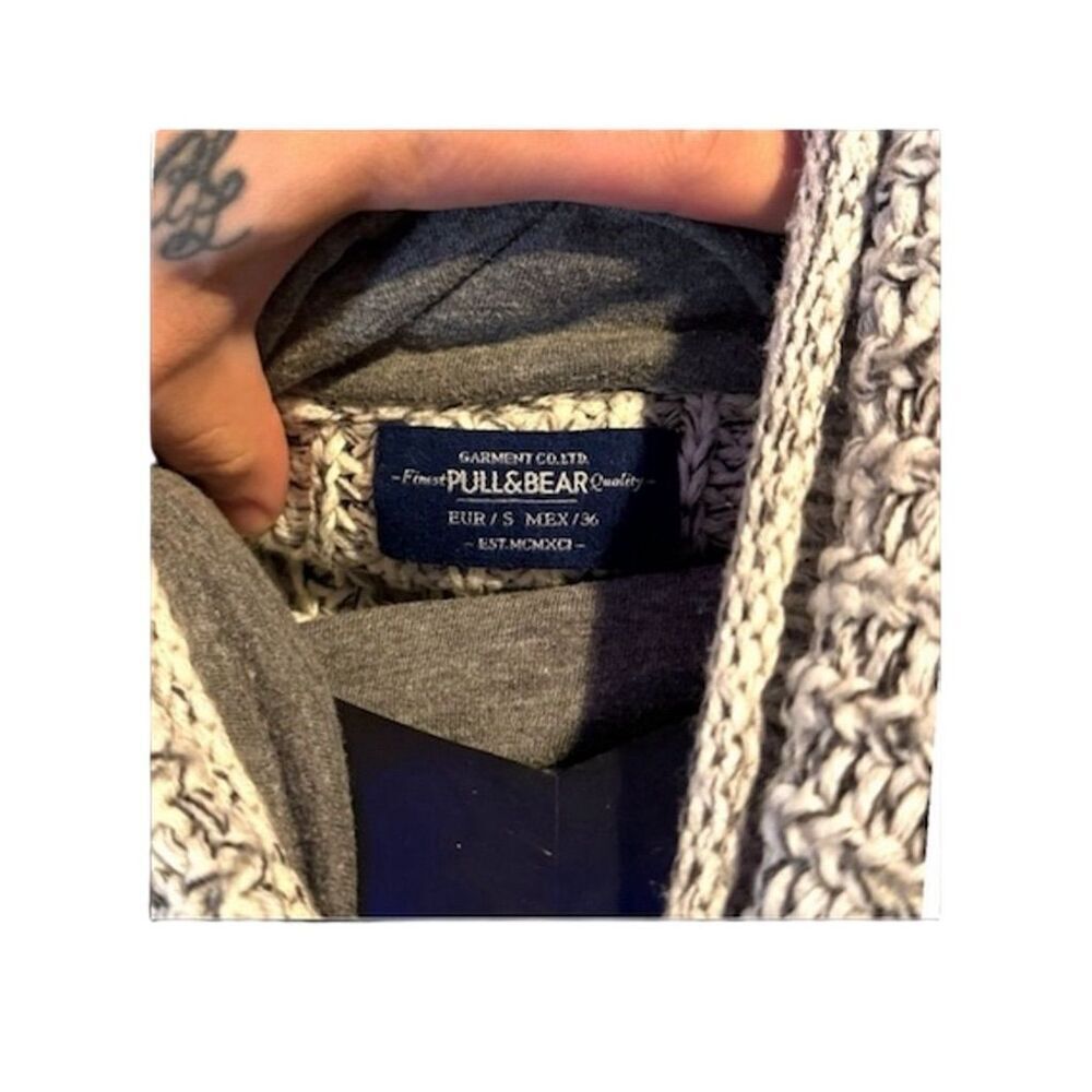 “Pull & Bear” Ivory Cowl Neck Knit Pullover Sweater - Picture 2 of 2